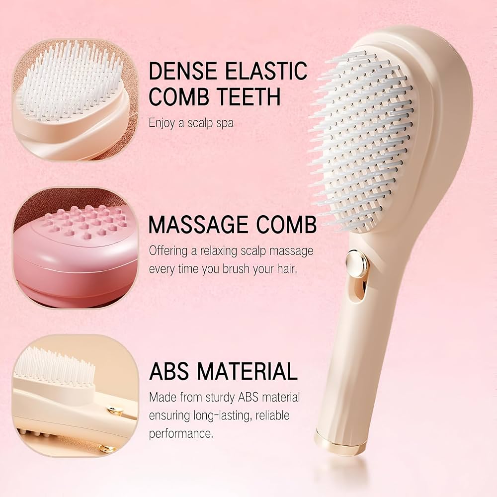2 In 1 Self Cleaning Hair
Brush 😍🥰