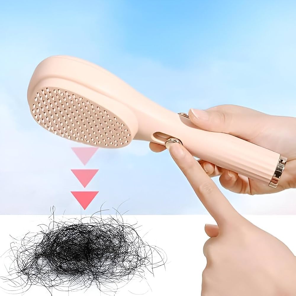 2 In 1 Self Cleaning Hair
Brush 😍🥰
