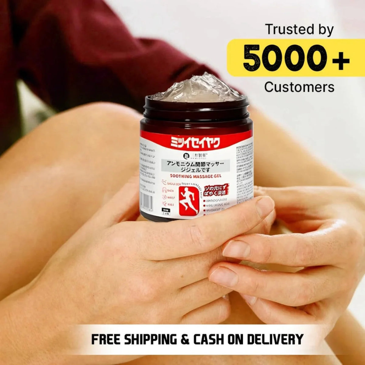 Japanese Pain Relief Gel – Fast Acting Muscle & Joint Gel buy 1 get 1 free😚
